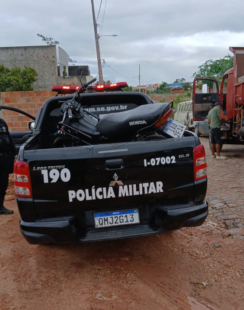 Motocicleta recuperada em Lagarto