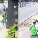 agente de limpeza escapa atropelamento Aracaju