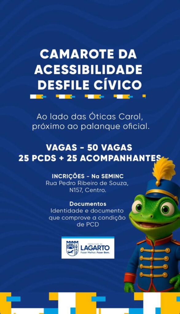 Camarote Acessibilidade 7 de Setembro Lagarto
