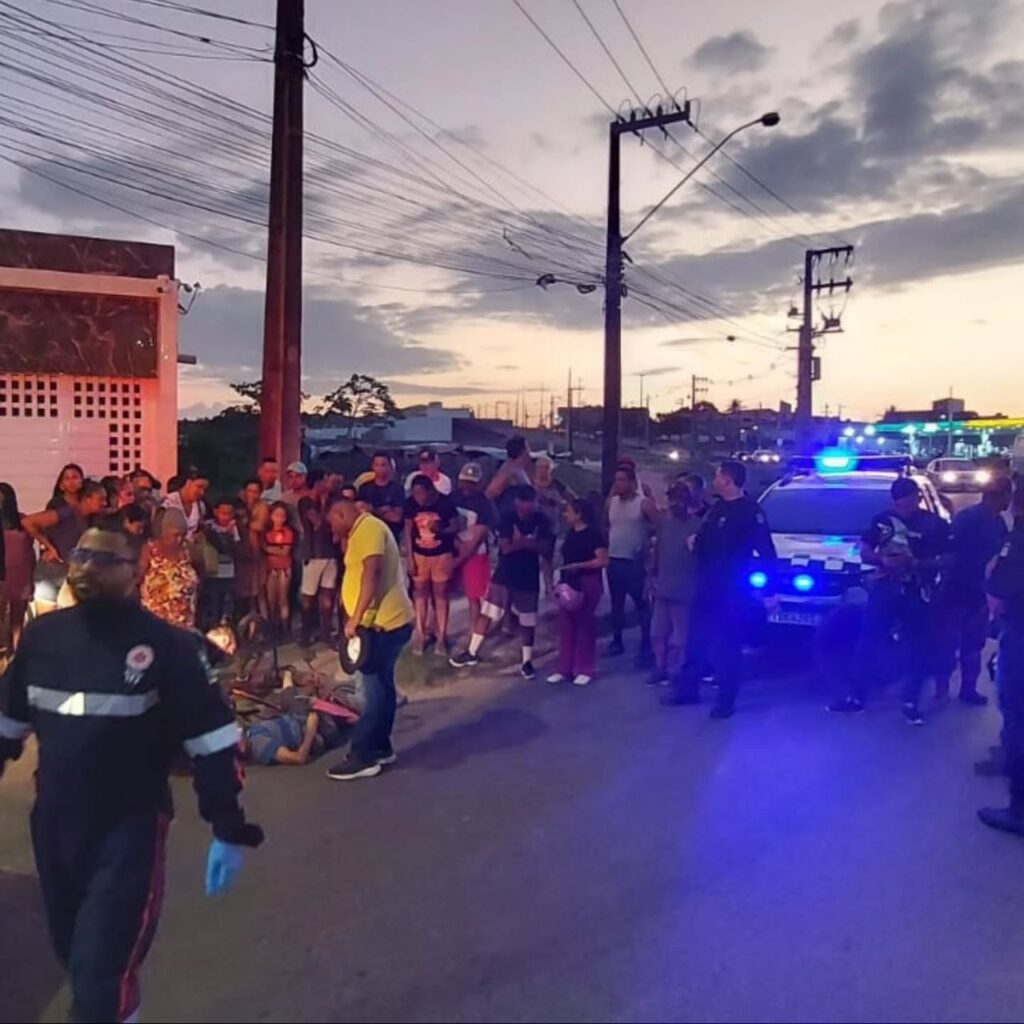 acidente Avenida Lauro Porto