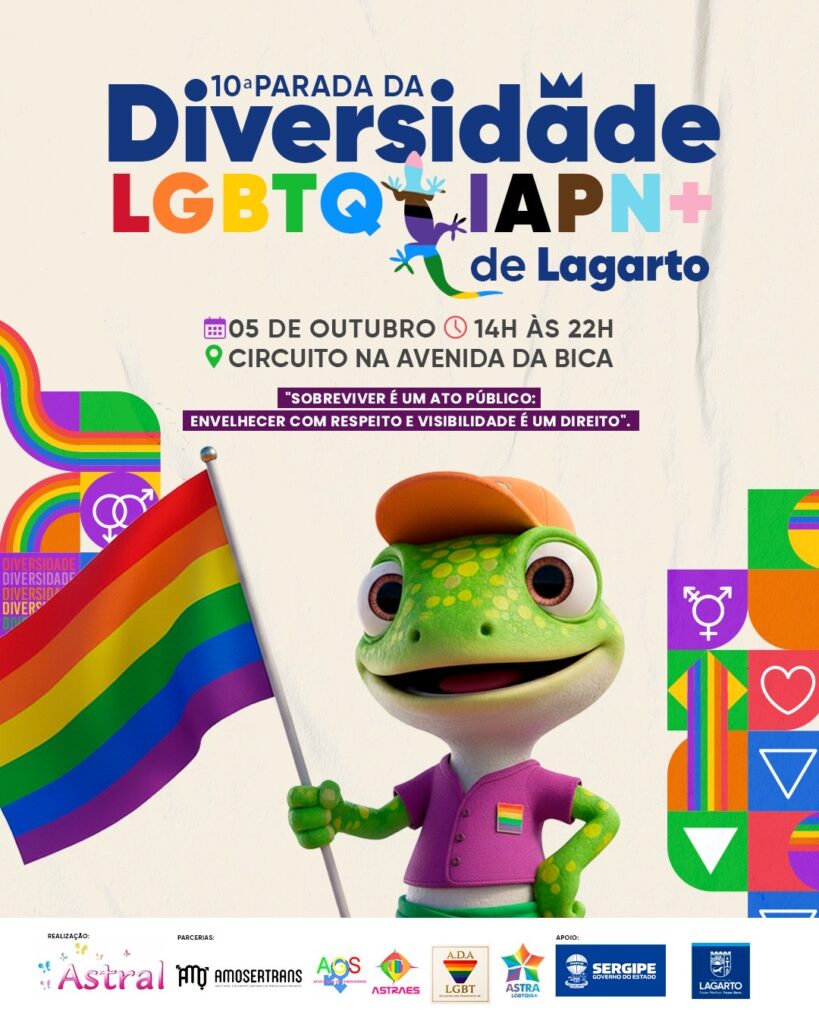 Parada da Diversidade LGBTQIAPN+ em Lagarto