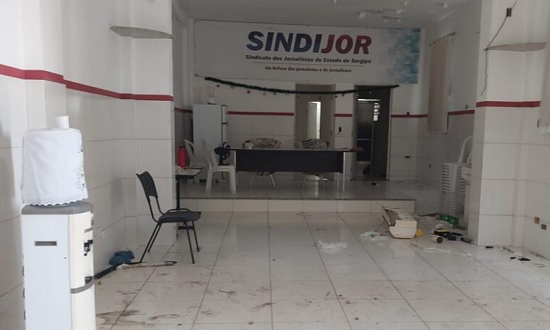 arrombamento sede Sindijor Aracaju