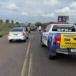 Acidente entre duas motocicletas na SE-270, em Salgado