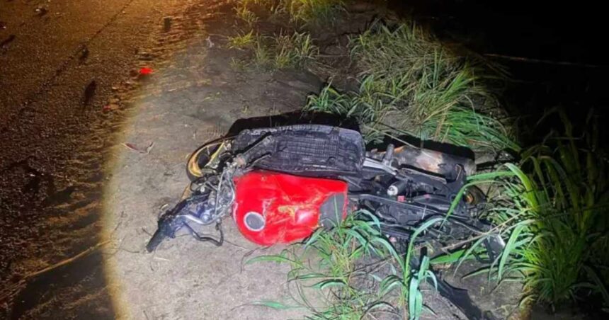 Acidente envolvendo carro e motos na SE-431 entre Maruim e Rosário do Catete