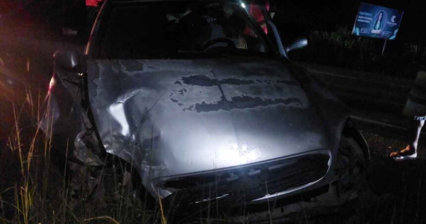 Viatura do BPRv em atendimento na rodovia estadual em Sergipe