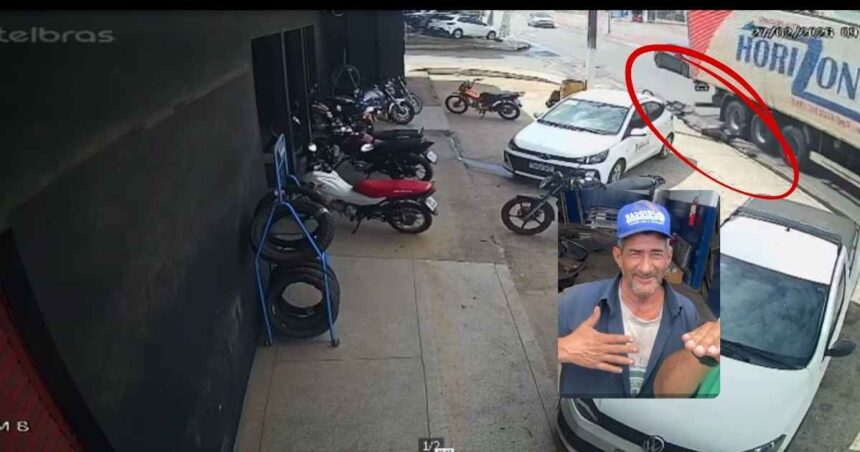 Trecho duplicado da rodovia SE-270 em Lagarto onde ciclista foi atingido por carreta