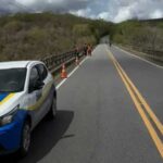 Trabalhadores iniciam instalação de guarda-corpos na ponte entre Lagarto e São Domingos