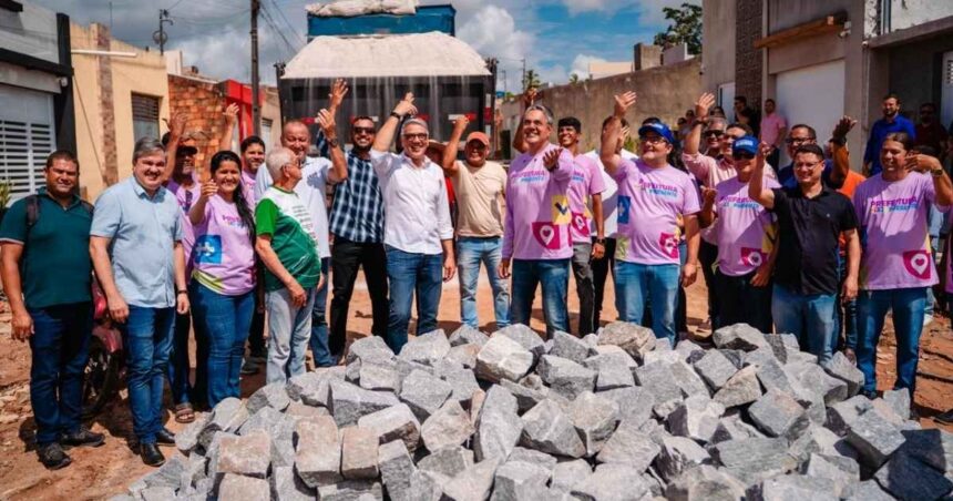 Pavimentação da Rua José Santos Libório, Lagarto, com investimento de R$ 256 mil