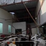 Telhado de restaurante desaba após ventania no Sealba Show 2026, em Itabaiana, deixando três pessoas feridas