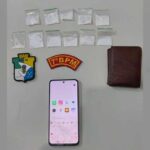 Polícia Militar durante ocorrência de tráfico de drogas em Lagarto