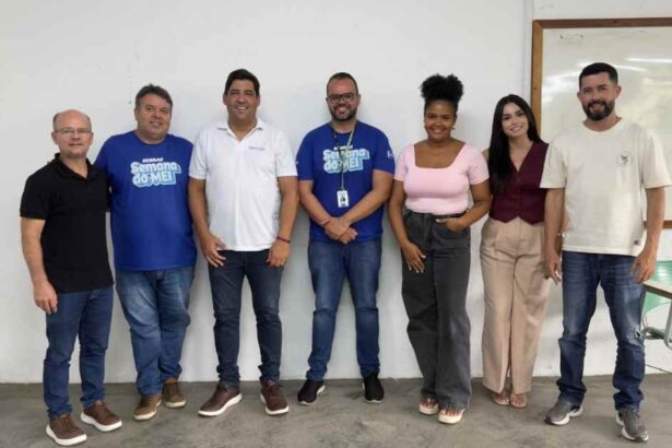 Alexsandro Carvalho Xisto em reunião do Conselho Municipal de Turismo de Lagarto, Sergipe