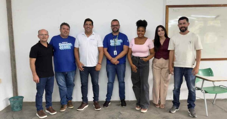Alexsandro Carvalho Xisto em reunião do Conselho Municipal de Turismo de Lagarto, Sergipe