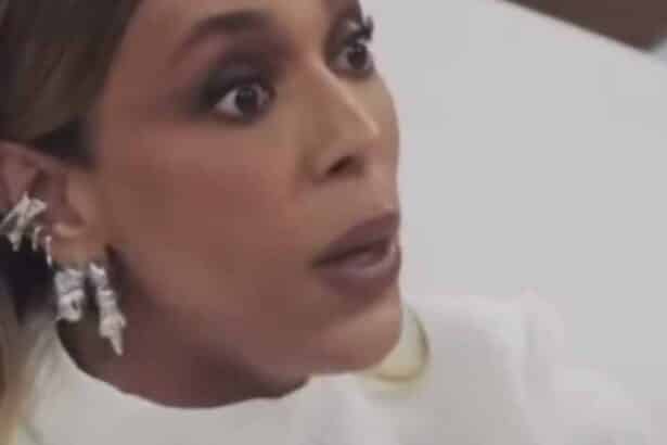 Foto da deputada federal Erika Hilton em pronunciamento sobre identidade de gênero e direitos civis.