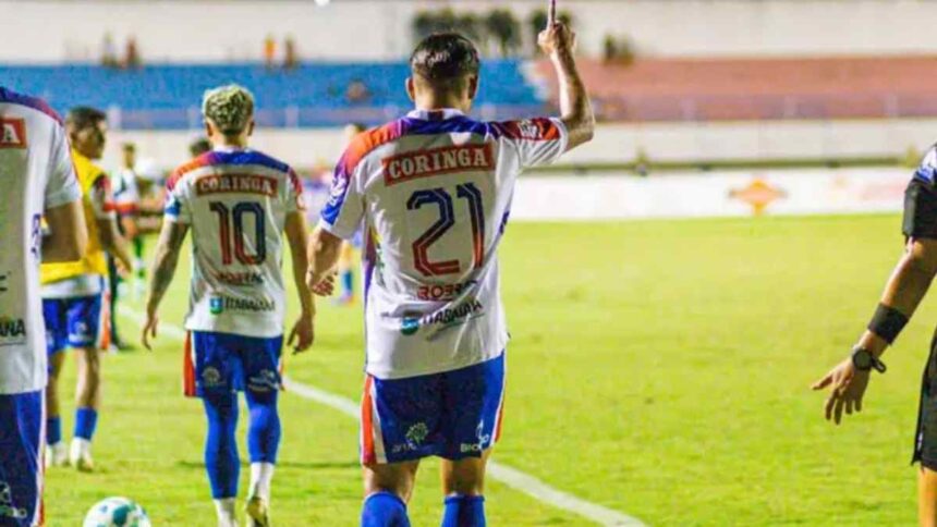 ogadores do Itabaiana comemorando vaga na Copa do Brasil 2027.