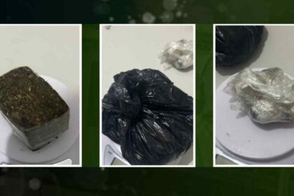 Drogas e celulares apreendidos pela Polícia Militar em Lagarto