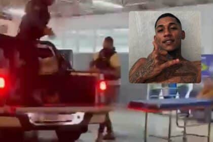 Viaturas da Polícia Militar e Civil em operação