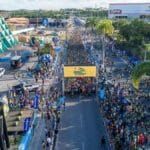 Largada da 31ª Corrida Rústica de Lagarto com milhares de atletas no Balneário Bica.
