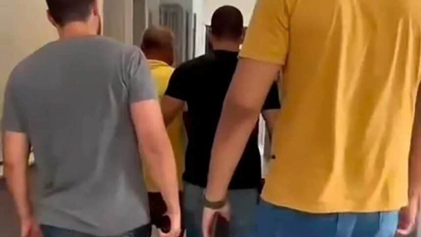 Polícia Civil e Polícia Federal em operação conjunta que resultou em um homicida preso em Lagarto.