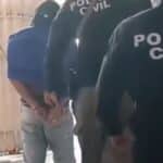 Equipes da Polícia Civil de Lagarto durante operação de recaptura de foragido em Aracaju.