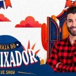 Transmissão ao vivo da live Arraiá do Embaixador com o cantor Gusttavo Lima em Lagarto, Sergipe.