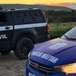 Viatura da Polícia Civil e Polícia Militar