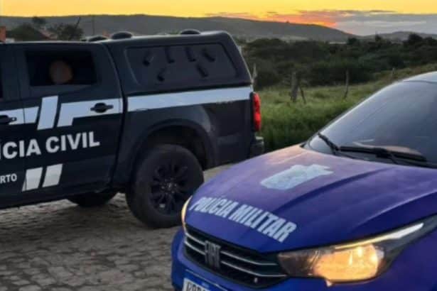 Viatura da Polícia Civil e Polícia Militar