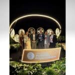 Comitiva da Prefeitura de Lagarto participando da premiação nacional do Sebrae durante a Marcha dos Prefeitos em Brasília.
