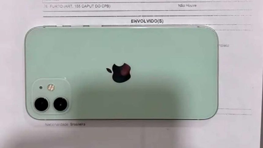 Foto do celular recuperado