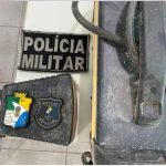 Equipamento recuperado pela Polícia Militar após ocorrência de furto no povoado Olhos d'Água em Lagarto.