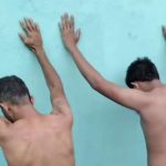 Polícia Civil abordando os individuos