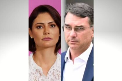 Ex-primeira-dama Michelle Bolsonaro discursando em evento do PL Mulher.