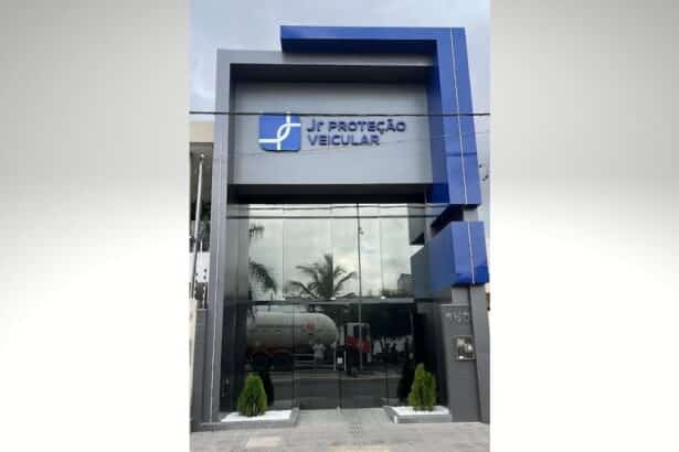 Fachada da sede central da JRPV BRASIL Proteção Patrimonial, localizada no município de Itabaiana, Sergipe.