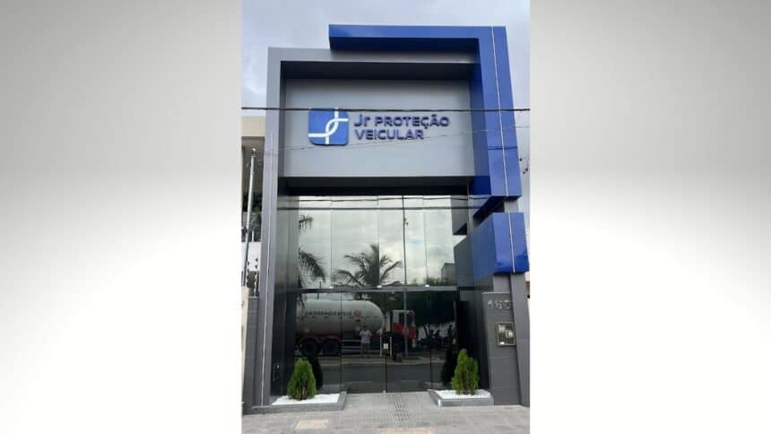 Fachada da sede central da JRPV BRASIL Proteção Patrimonial, localizada no município de Itabaiana, Sergipe.