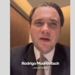 Rodrigo Mudrovitsch durante explicação em vídeo sobre a situação jurídica de Valmir.