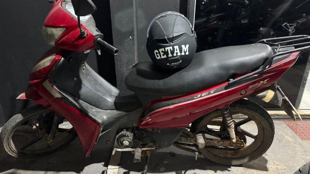 Motocicleta recuperada