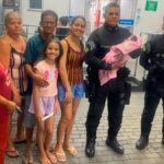 Equipe da Polícia Militar de Sergipe atuando em ocorrência de resgate na capital.