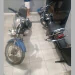 Motocicleta Honda CG 150 Titan apreendida pela Polícia Militar no povoado Jenipapo.