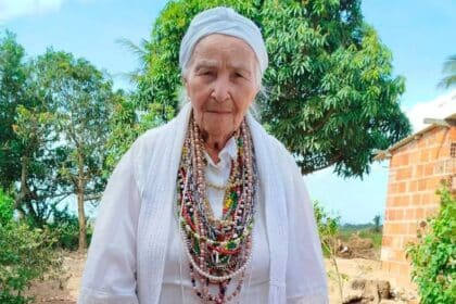 Foto em tributo à benzedeira e mãe de santo Júlia Rezadeira de Lagarto.