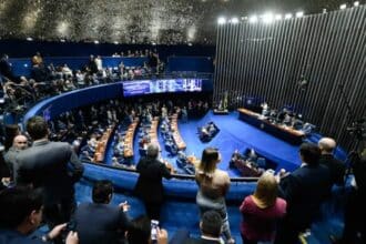 votação no Plenário do Senado Federal.