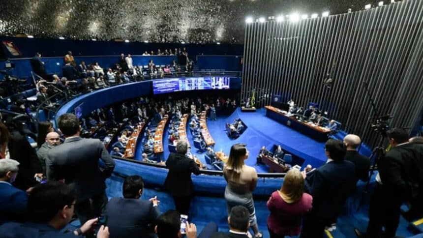 votação no Plenário do Senado Federal.